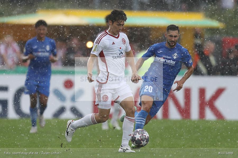 Ao Tanaka, Vöhlinstadion, Illertissen, 13.08.2023, sport, action, DFB, Fussball, Saison 2023/2024, 1. Runde, DFB Pokal, F95, FVI, Fortuna Düsseldorf, FV Illertissen - Bild-ID: 2373698