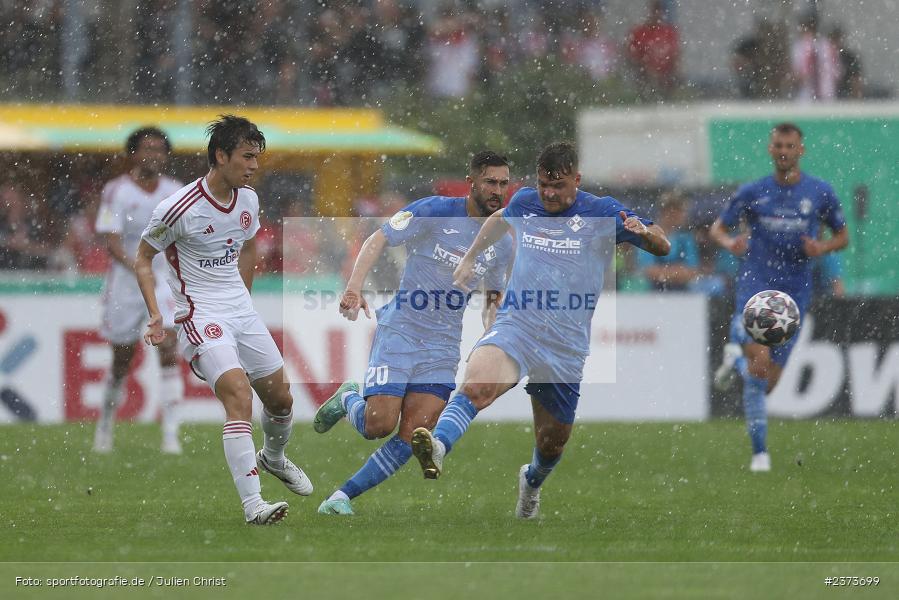 Ao Tanaka, Vöhlinstadion, Illertissen, 13.08.2023, sport, action, DFB, Fussball, Saison 2023/2024, 1. Runde, DFB Pokal, F95, FVI, Fortuna Düsseldorf, FV Illertissen - Bild-ID: 2373699