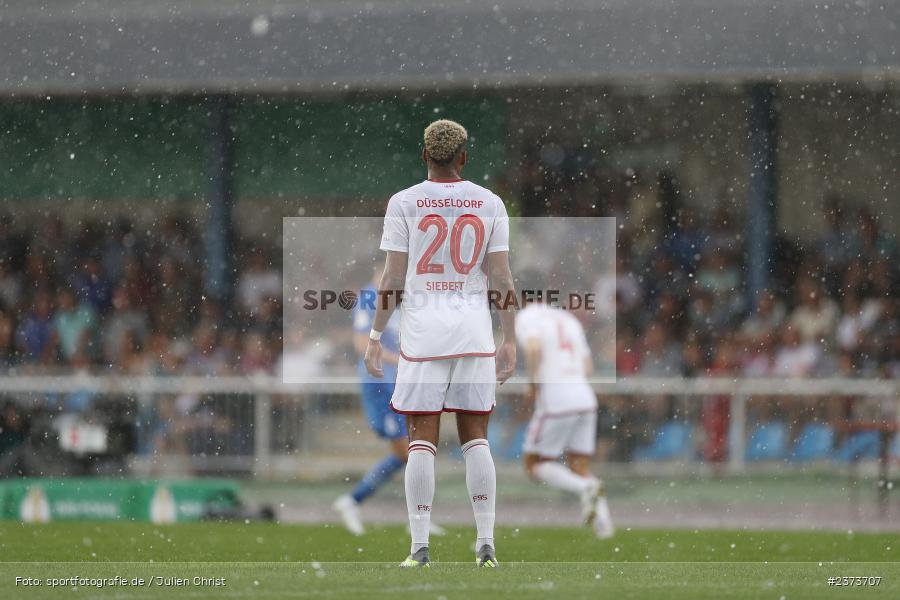 Jamil Siebert, Vöhlinstadion, Illertissen, 13.08.2023, sport, action, DFB, Fussball, Saison 2023/2024, 1. Runde, DFB Pokal, F95, FVI, Fortuna Düsseldorf, FV Illertissen - Bild-ID: 2373707