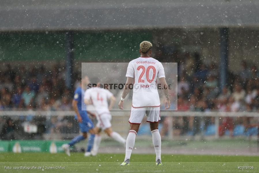 Jamil Siebert, Vöhlinstadion, Illertissen, 13.08.2023, sport, action, DFB, Fussball, Saison 2023/2024, 1. Runde, DFB Pokal, F95, FVI, Fortuna Düsseldorf, FV Illertissen - Bild-ID: 2373708