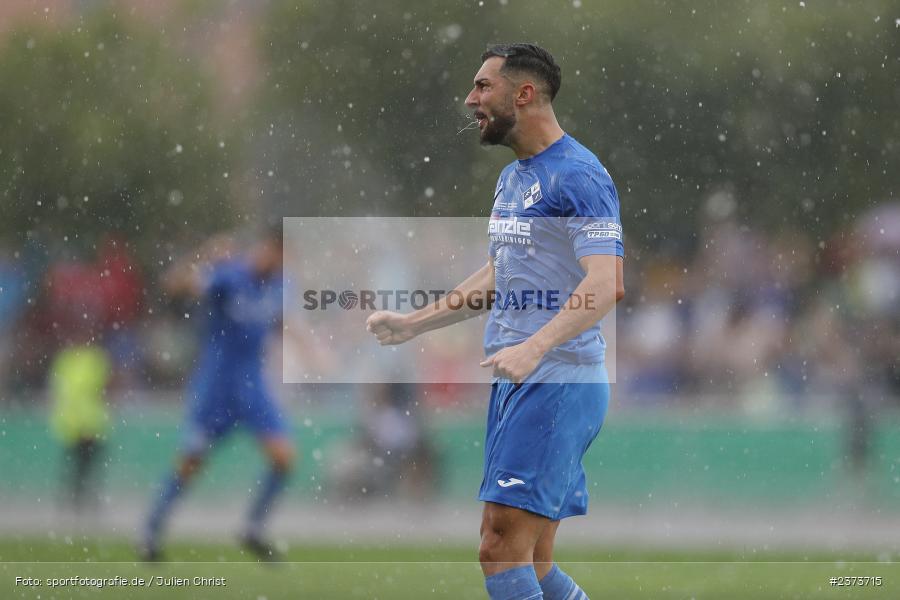 Emotionen, Gökalp Kilic, Vöhlinstadion, Illertissen, 13.08.2023, sport, action, DFB, Fussball, Saison 2023/2024, 1. Runde, DFB Pokal, F95, FVI, Fortuna Düsseldorf, FV Illertissen - Bild-ID: 2373715
