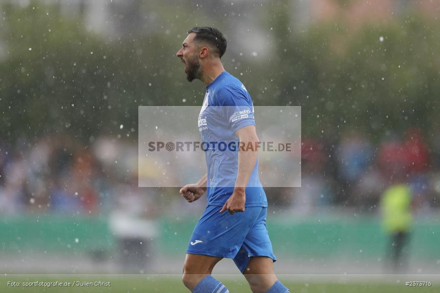 Emotionen, Gökalp Kilic, Vöhlinstadion, Illertissen, 13.08.2023, sport, action, DFB, Fussball, Saison 2023/2024, 1. Runde, DFB Pokal, F95, FVI, Fortuna Düsseldorf, FV Illertissen - Bild-ID: 2373716