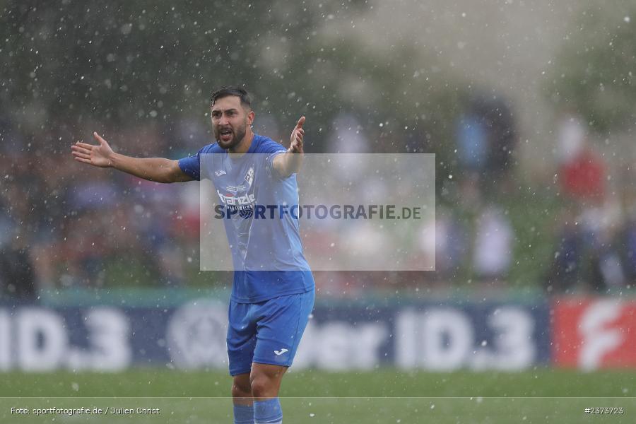 Gökalp Kilic, Vöhlinstadion, Illertissen, 13.08.2023, sport, action, DFB, Fussball, Saison 2023/2024, 1. Runde, DFB Pokal, F95, FVI, Fortuna Düsseldorf, FV Illertissen - Bild-ID: 2373723