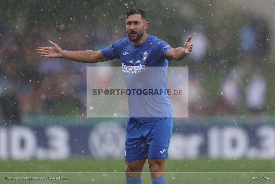 Gökalp Kilic, Vöhlinstadion, Illertissen, 13.08.2023, sport, action, DFB, Fussball, Saison 2023/2024, 1. Runde, DFB Pokal, F95, FVI, Fortuna Düsseldorf, FV Illertissen - Bild-ID: 2373724