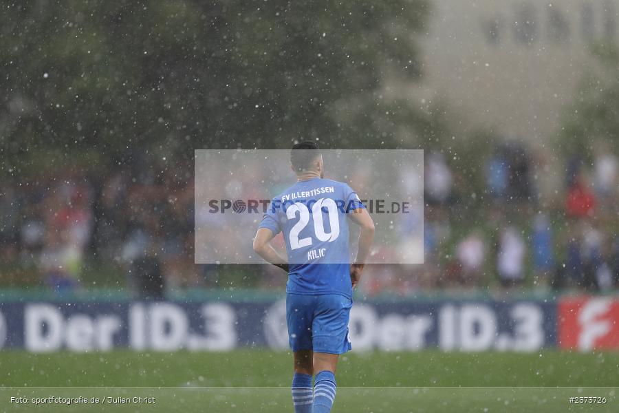 Gökalp Kilic, Vöhlinstadion, Illertissen, 13.08.2023, sport, action, DFB, Fussball, Saison 2023/2024, 1. Runde, DFB Pokal, F95, FVI, Fortuna Düsseldorf, FV Illertissen - Bild-ID: 2373726