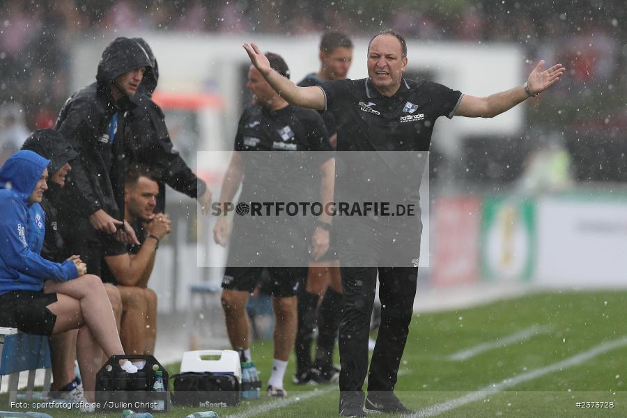 Holger Bachthaler, Vöhlinstadion, Illertissen, 13.08.2023, sport, action, DFB, Fussball, Saison 2023/2024, 1. Runde, DFB Pokal, F95, FVI, Fortuna Düsseldorf, FV Illertissen - Bild-ID: 2373728