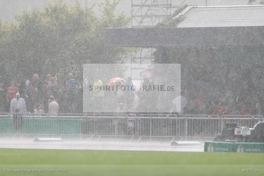 Vöhlinstadion, Illertissen, 13.08.2023, sport, action, DFB, Fussball, Saison 2023/2024, 1. Runde, DFB Pokal, F95, FVI, Fortuna Düsseldorf, FV Illertissen - Bild-ID: 2373734