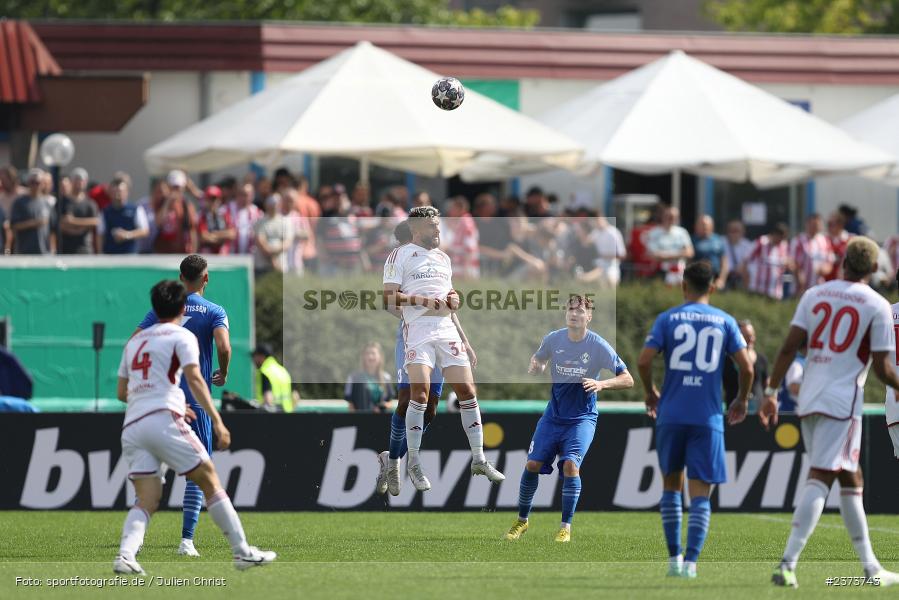 Nicolas Gavory, Vöhlinstadion, Illertissen, 13.08.2023, sport, action, DFB, Fussball, Saison 2023/2024, 1. Runde, DFB Pokal, F95, FVI, Fortuna Düsseldorf, FV Illertissen - Bild-ID: 2373743 Nicolas Gavory, Vöhlinstadion, Illertissen, 13.08.2023, sport, action, DFB, Fussball, Saison 2023/2024, 1. Runde, DFB Pokal, F95, FVI, Fortuna Düsseldorf, FV Illertissen - Bild-ID: 2373743