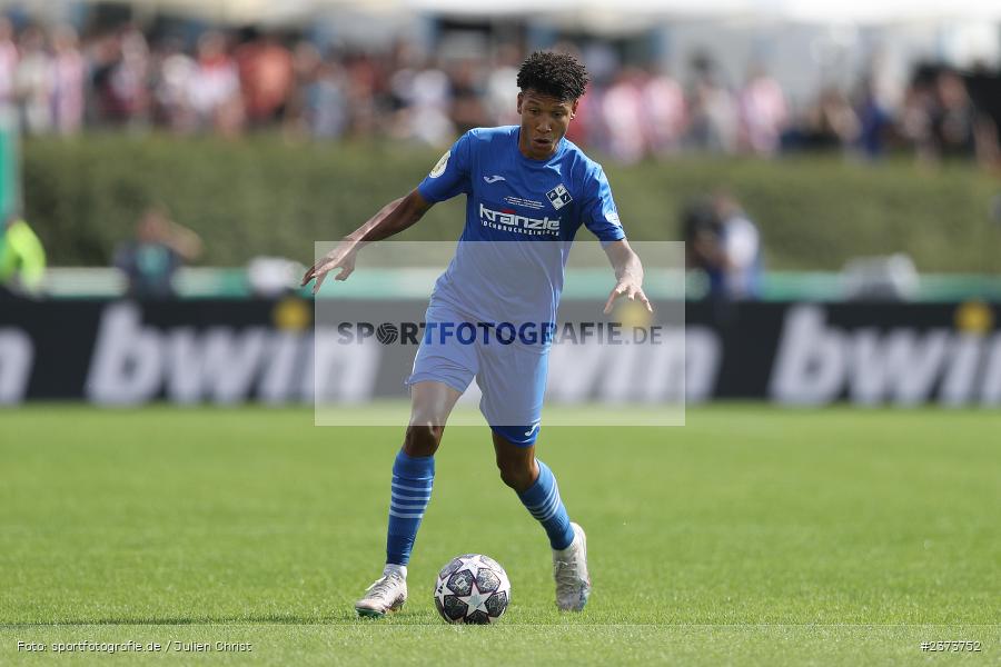 Liam Omore, Vöhlinstadion, Illertissen, 13.08.2023, sport, action, DFB, Fussball, Saison 2023/2024, 1. Runde, DFB Pokal, F95, FVI, Fortuna Düsseldorf, FV Illertissen - Bild-ID: 2373752 Liam Omore, Vöhlinstadion, Illertissen, 13.08.2023, sport, action, DFB, Fussball, Saison 2023/2024, 1. Runde, DFB Pokal, F95, FVI, Fortuna Düsseldorf, FV Illertissen - Bild-ID: 2373752