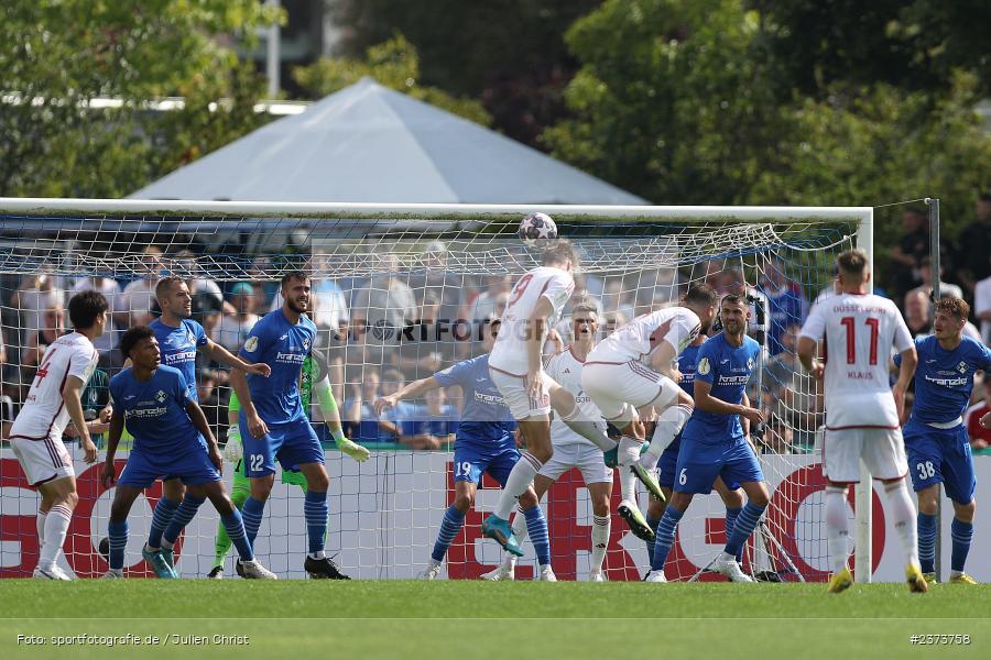 Vincent Cermeij, Vöhlinstadion, Illertissen, 13.08.2023, sport, action, DFB, Fussball, Saison 2023/2024, 1. Runde, DFB Pokal, F95, FVI, Fortuna Düsseldorf, FV Illertissen - Bild-ID: 2373758