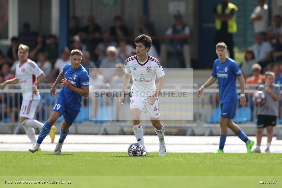 Ao Tanaka, Vöhlinstadion, Illertissen, 13.08.2023, sport, action, DFB, Fussball, Saison 2023/2024, 1. Runde, DFB Pokal, F95, FVI, Fortuna Düsseldorf, FV Illertissen - Bild-ID: 2373767