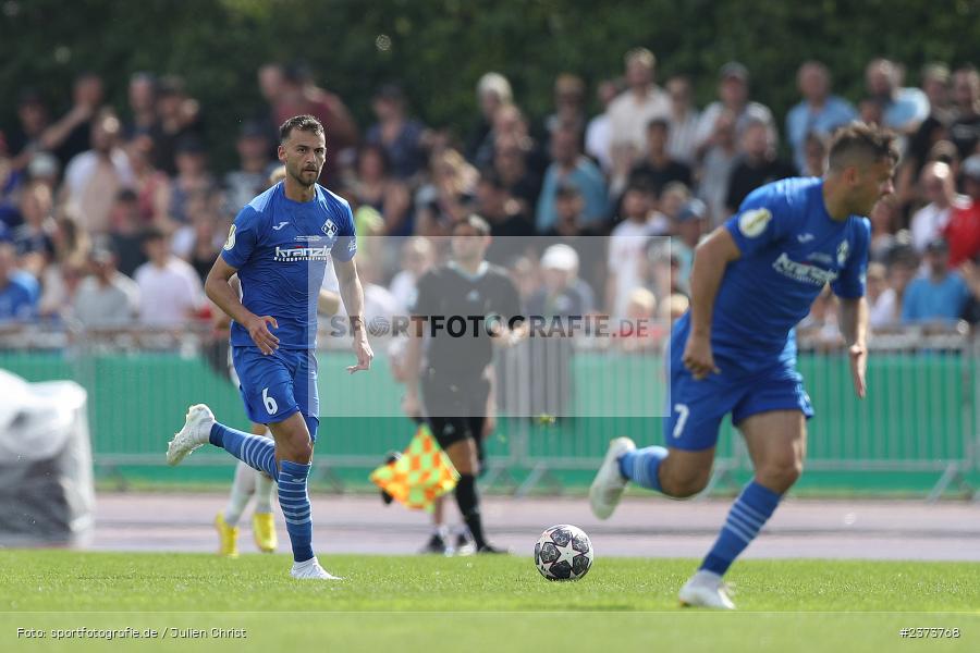 Marin Pudic, Vöhlinstadion, Illertissen, 13.08.2023, sport, action, DFB, Fussball, Saison 2023/2024, 1. Runde, DFB Pokal, F95, FVI, Fortuna Düsseldorf, FV Illertissen - Bild-ID: 2373768