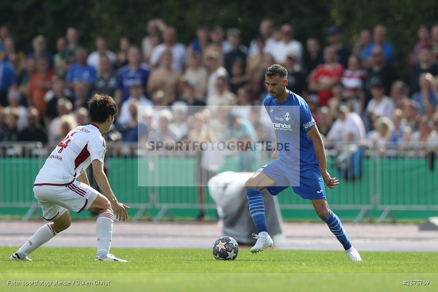 Marin Pudic, Vöhlinstadion, Illertissen, 13.08.2023, sport, action, DFB, Fussball, Saison 2023/2024, 1. Runde, DFB Pokal, F95, FVI, Fortuna Düsseldorf, FV Illertissen - Bild-ID: 2373769