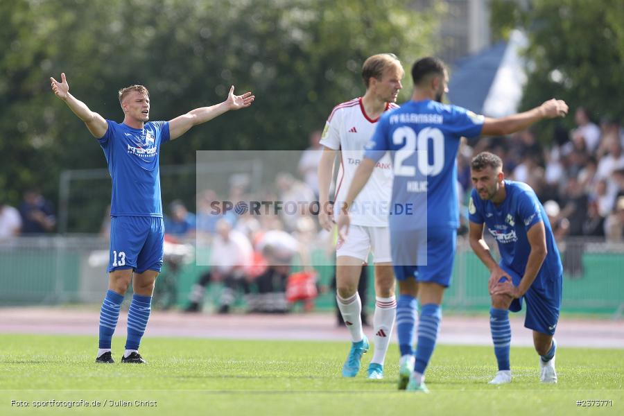 Kevin Frisorger, Vöhlinstadion, Illertissen, 13.08.2023, sport, action, DFB, Fussball, Saison 2023/2024, 1. Runde, DFB Pokal, F95, FVI, Fortuna Düsseldorf, FV Illertissen - Bild-ID: 2373771