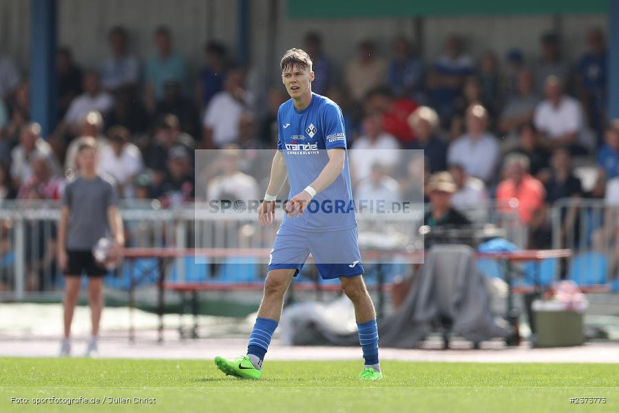 Marco Mannhardt, Vöhlinstadion, Illertissen, 13.08.2023, sport, action, DFB, Fussball, Saison 2023/2024, 1. Runde, DFB Pokal, F95, FVI, Fortuna Düsseldorf, FV Illertissen - Bild-ID: 2373773