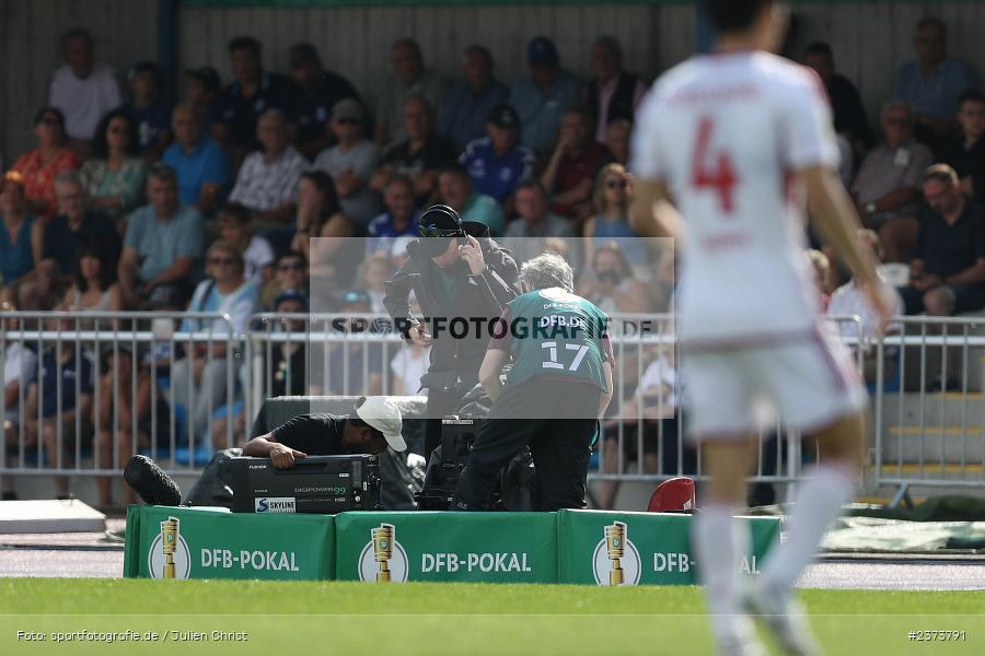 Vöhlinstadion, Illertissen, 13.08.2023, sport, action, DFB, Fussball, Saison 2023/2024, 1. Runde, DFB Pokal, F95, FVI, Fortuna Düsseldorf, FV Illertissen - Bild-ID: 2373791