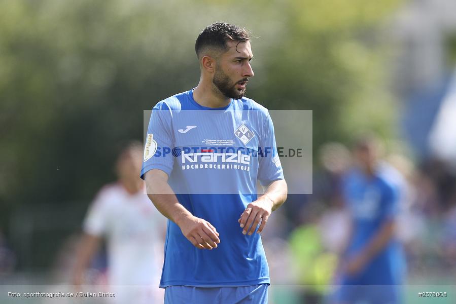 Gökalp Kilic, Vöhlinstadion, Illertissen, 13.08.2023, sport, action, DFB, Fussball, Saison 2023/2024, 1. Runde, DFB Pokal, F95, FVI, Fortuna Düsseldorf, FV Illertissen - Bild-ID: 2373805