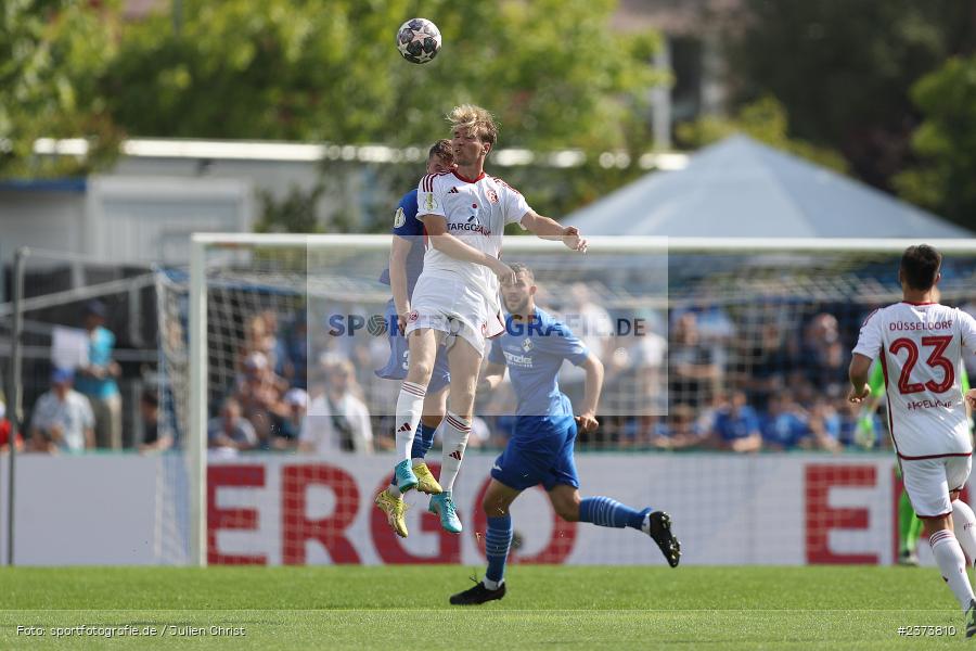 Vincent Cermeij, Vöhlinstadion, Illertissen, 13.08.2023, sport, action, DFB, Fussball, Saison 2023/2024, 1. Runde, DFB Pokal, F95, FVI, Fortuna Düsseldorf, FV Illertissen - Bild-ID: 2373810