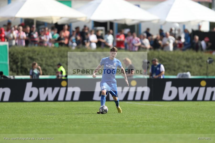 Maximilian Neuberger, Vöhlinstadion, Illertissen, 13.08.2023, sport, action, DFB, Fussball, Saison 2023/2024, 1. Runde, DFB Pokal, F95, FVI, Fortuna Düsseldorf, FV Illertissen - Bild-ID: 2373812