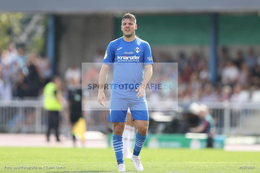 Yannick Glessing, Vöhlinstadion, Illertissen, 13.08.2023, sport, action, DFB, Fussball, Saison 2023/2024, 1. Runde, DFB Pokal, F95, FVI, Fortuna Düsseldorf, FV Illertissen - Bild-ID: 2373827 Yannick Glessing, Vöhlinstadion, Illertissen, 13.08.2023, sport, action, DFB, Fussball, Saison 2023/2024, 1. Runde, DFB Pokal, F95, FVI, Fortuna Düsseldorf, FV Illertissen - Bild-ID: 2373827
