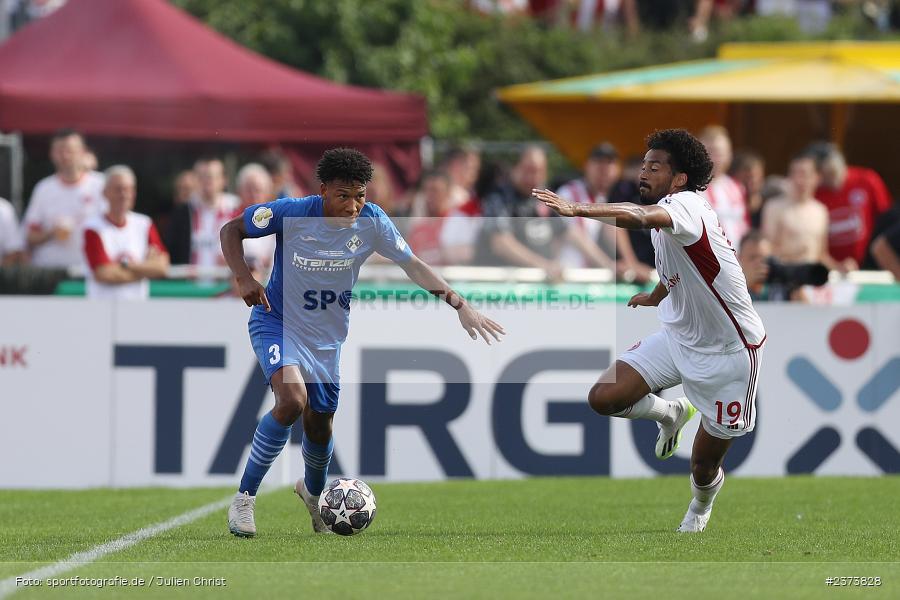 Liam Omore, Vöhlinstadion, Illertissen, 13.08.2023, sport, action, DFB, Fussball, Saison 2023/2024, 1. Runde, DFB Pokal, F95, FVI, Fortuna Düsseldorf, FV Illertissen - Bild-ID: 2373828 Liam Omore, Vöhlinstadion, Illertissen, 13.08.2023, sport, action, DFB, Fussball, Saison 2023/2024, 1. Runde, DFB Pokal, F95, FVI, Fortuna Düsseldorf, FV Illertissen - Bild-ID: 2373828