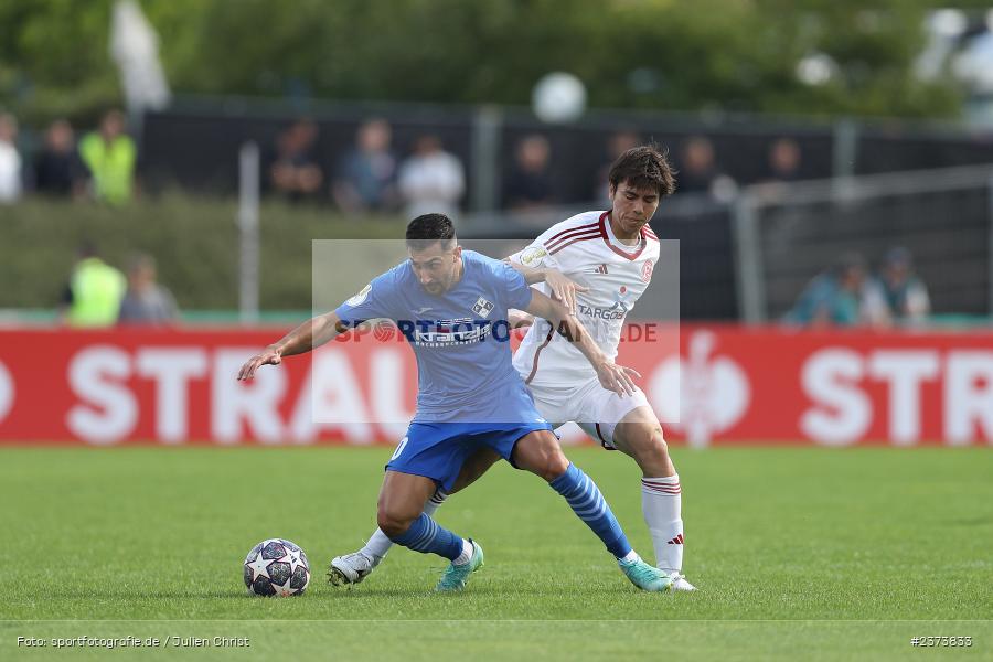 Gökalp Kilic, Vöhlinstadion, Illertissen, 13.08.2023, sport, action, DFB, Fussball, Saison 2023/2024, 1. Runde, DFB Pokal, F95, FVI, Fortuna Düsseldorf, FV Illertissen - Bild-ID: 2373833 Gökalp Kilic, Vöhlinstadion, Illertissen, 13.08.2023, sport, action, DFB, Fussball, Saison 2023/2024, 1. Runde, DFB Pokal, F95, FVI, Fortuna Düsseldorf, FV Illertissen - Bild-ID: 2373833
