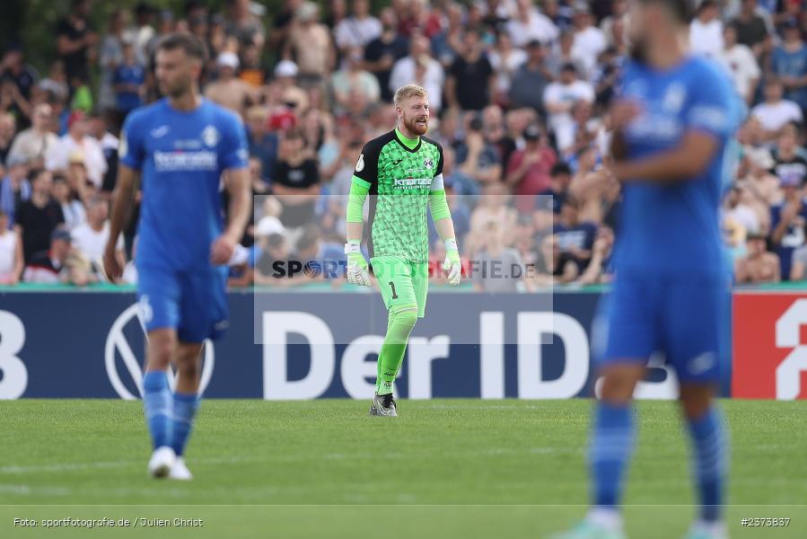 Felix Thiel, Vöhlinstadion, Illertissen, 13.08.2023, sport, action, DFB, Fussball, Saison 2023/2024, 1. Runde, DFB Pokal, F95, FVI, Fortuna Düsseldorf, FV Illertissen - Bild-ID: 2373837 Felix Thiel, Vöhlinstadion, Illertissen, 13.08.2023, sport, action, DFB, Fussball, Saison 2023/2024, 1. Runde, DFB Pokal, F95, FVI, Fortuna Düsseldorf, FV Illertissen - Bild-ID: 2373837