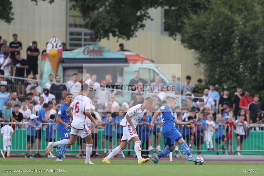 Max Zeller, Vöhlinstadion, Illertissen, 13.08.2023, sport, action, DFB, Fussball, Saison 2023/2024, 1. Runde, DFB Pokal, F95, FVI, Fortuna Düsseldorf, FV Illertissen - Bild-ID: 2373854