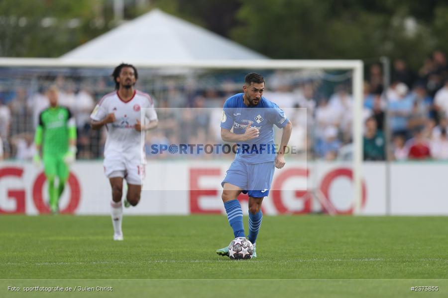 Gökalp Kilic, Vöhlinstadion, Illertissen, 13.08.2023, sport, action, DFB, Fussball, Saison 2023/2024, 1. Runde, DFB Pokal, F95, FVI, Fortuna Düsseldorf, FV Illertissen - Bild-ID: 2373855 Gökalp Kilic, Vöhlinstadion, Illertissen, 13.08.2023, sport, action, DFB, Fussball, Saison 2023/2024, 1. Runde, DFB Pokal, F95, FVI, Fortuna Düsseldorf, FV Illertissen - Bild-ID: 2373855