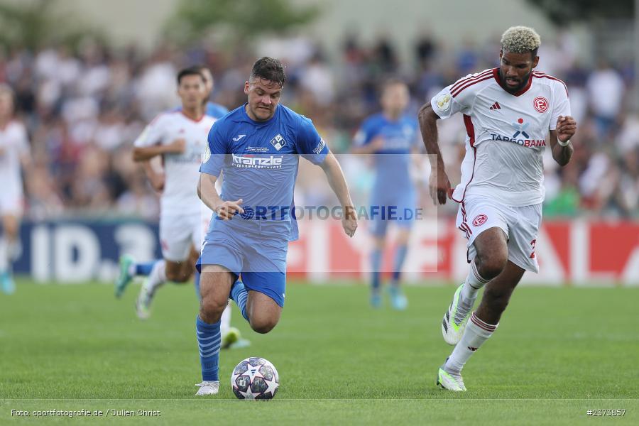 Yannick Glessing, Vöhlinstadion, Illertissen, 13.08.2023, sport, action, DFB, Fussball, Saison 2023/2024, 1. Runde, DFB Pokal, F95, FVI, Fortuna Düsseldorf, FV Illertissen - Bild-ID: 2373857 Yannick Glessing, Vöhlinstadion, Illertissen, 13.08.2023, sport, action, DFB, Fussball, Saison 2023/2024, 1. Runde, DFB Pokal, F95, FVI, Fortuna Düsseldorf, FV Illertissen - Bild-ID: 2373857