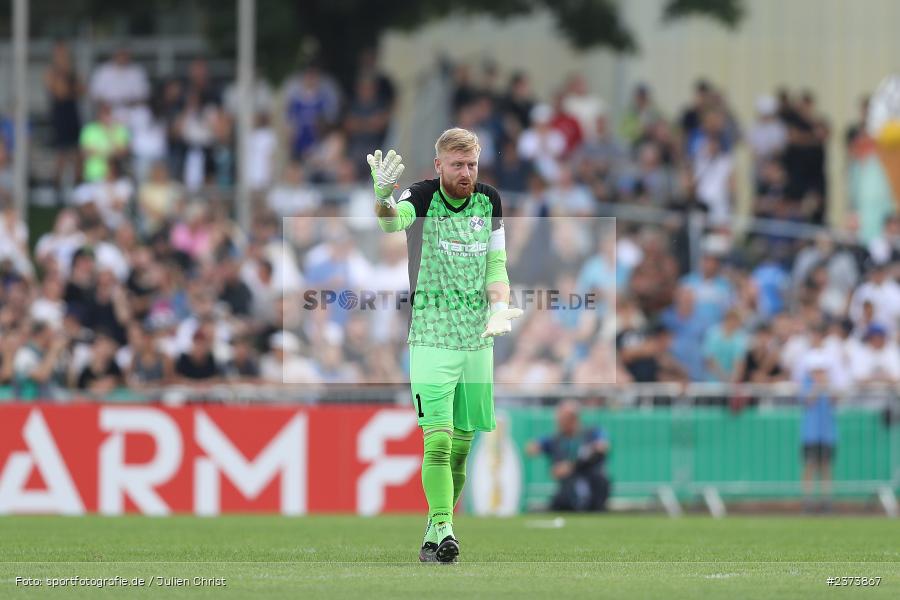 Felix Thiel, Vöhlinstadion, Illertissen, 13.08.2023, sport, action, DFB, Fussball, Saison 2023/2024, 1. Runde, DFB Pokal, F95, FVI, Fortuna Düsseldorf, FV Illertissen - Bild-ID: 2373867
