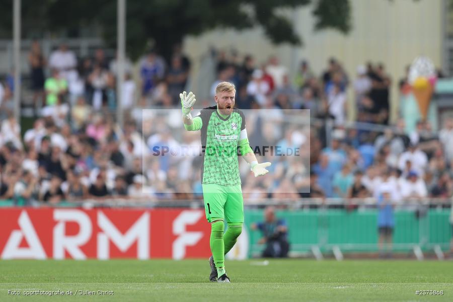 Felix Thiel, Vöhlinstadion, Illertissen, 13.08.2023, sport, action, DFB, Fussball, Saison 2023/2024, 1. Runde, DFB Pokal, F95, FVI, Fortuna Düsseldorf, FV Illertissen - Bild-ID: 2373868