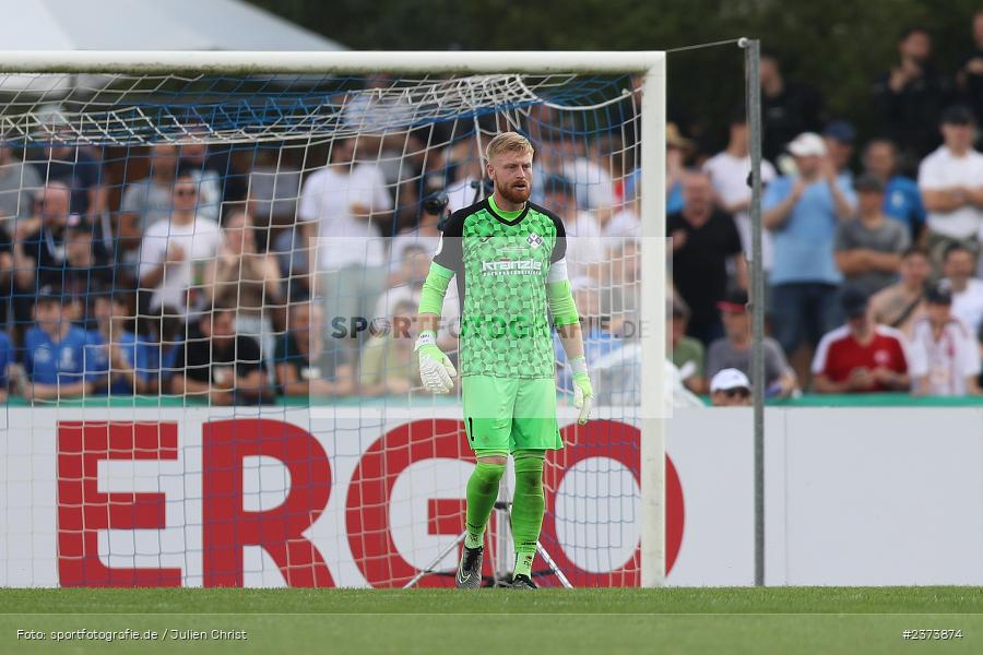 Felix Thiel, Vöhlinstadion, Illertissen, 13.08.2023, sport, action, DFB, Fussball, Saison 2023/2024, 1. Runde, DFB Pokal, F95, FVI, Fortuna Düsseldorf, FV Illertissen - Bild-ID: 2373874