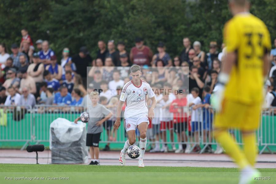 Yannik Engelhardt, Vöhlinstadion, Illertissen, 13.08.2023, sport, action, DFB, Fussball, Saison 2023/2024, 1. Runde, DFB Pokal, F95, FVI, Fortuna Düsseldorf, FV Illertissen - Bild-ID: 2373875