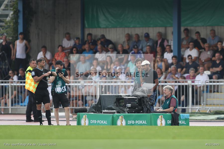 Vöhlinstadion, Illertissen, 13.08.2023, sport, action, DFB, Fussball, Saison 2023/2024, 1. Runde, DFB Pokal, F95, FVI, Fortuna Düsseldorf, FV Illertissen - Bild-ID: 2373890