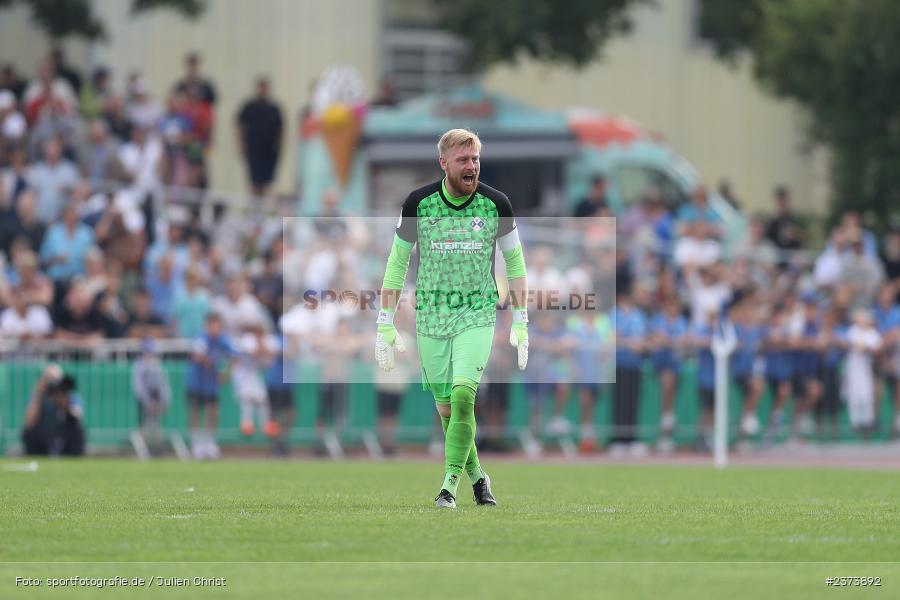 Felix Thiel, Vöhlinstadion, Illertissen, 13.08.2023, sport, action, DFB, Fussball, Saison 2023/2024, 1. Runde, DFB Pokal, F95, FVI, Fortuna Düsseldorf, FV Illertissen - Bild-ID: 2373892