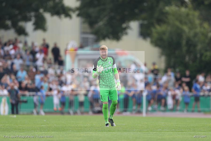 Felix Thiel, Vöhlinstadion, Illertissen, 13.08.2023, sport, action, DFB, Fussball, Saison 2023/2024, 1. Runde, DFB Pokal, F95, FVI, Fortuna Düsseldorf, FV Illertissen - Bild-ID: 2373897