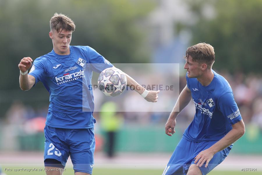Marco Mannhardt, Vöhlinstadion, Illertissen, 13.08.2023, sport, action, DFB, Fussball, Saison 2023/2024, 1. Runde, DFB Pokal, F95, FVI, Fortuna Düsseldorf, FV Illertissen - Bild-ID: 2373901