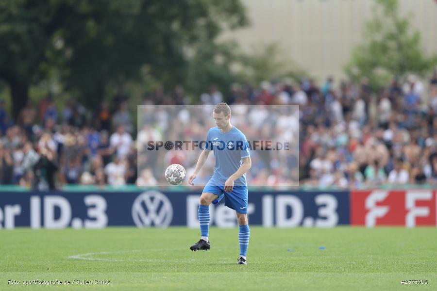 Darius Held, Vöhlinstadion, Illertissen, 13.08.2023, sport, action, DFB, Fussball, Saison 2023/2024, 1. Runde, DFB Pokal, F95, FVI, Fortuna Düsseldorf, FV Illertissen - Bild-ID: 2373905