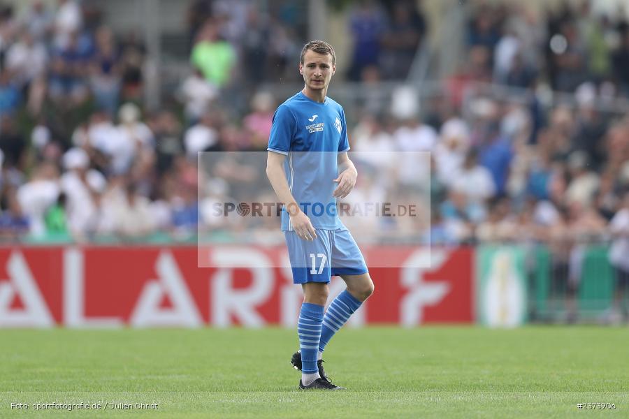 Darius Held, Vöhlinstadion, Illertissen, 13.08.2023, sport, action, DFB, Fussball, Saison 2023/2024, 1. Runde, DFB Pokal, F95, FVI, Fortuna Düsseldorf, FV Illertissen - Bild-ID: 2373906