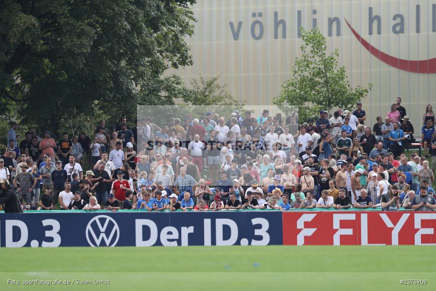 Vöhlinstadion, Illertissen, 13.08.2023, sport, action, DFB, Fussball, Saison 2023/2024, 1. Runde, DFB Pokal, F95, FVI, Fortuna Düsseldorf, FV Illertissen - Bild-ID: 2373909