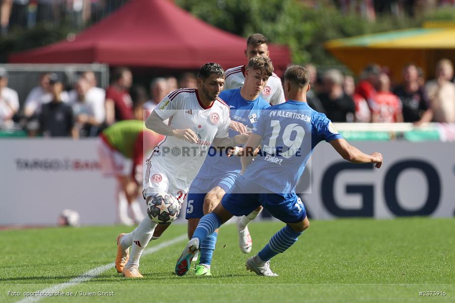 Matthias Zimmermann, Vöhlinstadion, Illertissen, 13.08.2023, sport, action, DFB, Fussball, Saison 2023/2024, 1. Runde, DFB Pokal, F95, FVI, Fortuna Düsseldorf, FV Illertissen - Bild-ID: 2373916