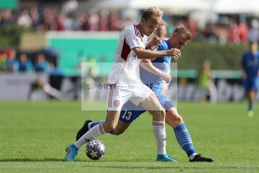 Vincent Cermeij, Vöhlinstadion, Illertissen, 13.08.2023, sport, action, DFB, Fussball, Saison 2023/2024, 1. Runde, DFB Pokal, F95, FVI, Fortuna Düsseldorf, FV Illertissen - Bild-ID: 2373924