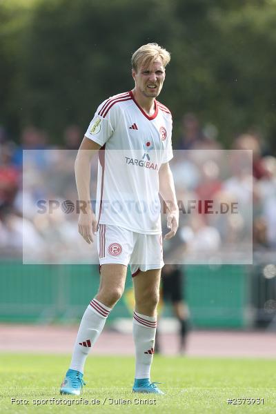 Vincent Cermeij, Vöhlinstadion, Illertissen, 13.08.2023, sport, action, DFB, Fussball, Saison 2023/2024, 1. Runde, DFB Pokal, F95, FVI, Fortuna Düsseldorf, FV Illertissen - Bild-ID: 2373931