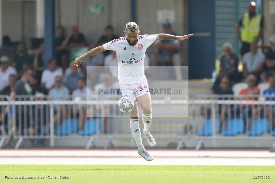 Nicolas Gavory, Vöhlinstadion, Illertissen, 13.08.2023, sport, action, DFB, Fussball, Saison 2023/2024, 1. Runde, DFB Pokal, F95, FVI, Fortuna Düsseldorf, FV Illertissen - Bild-ID: 2373932