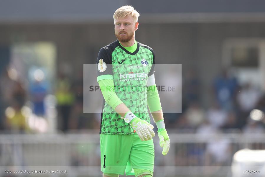 Felix Thiel, Vöhlinstadion, Illertissen, 13.08.2023, sport, action, DFB, Fussball, Saison 2023/2024, 1. Runde, DFB Pokal, F95, FVI, Fortuna Düsseldorf, FV Illertissen - Bild-ID: 2373936