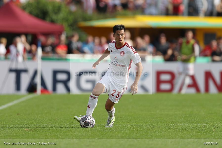 Shinta Appelkamp, Vöhlinstadion, Illertissen, 13.08.2023, sport, action, DFB, Fussball, Saison 2023/2024, 1. Runde, DFB Pokal, F95, FVI, Fortuna Düsseldorf, FV Illertissen - Bild-ID: 2373940