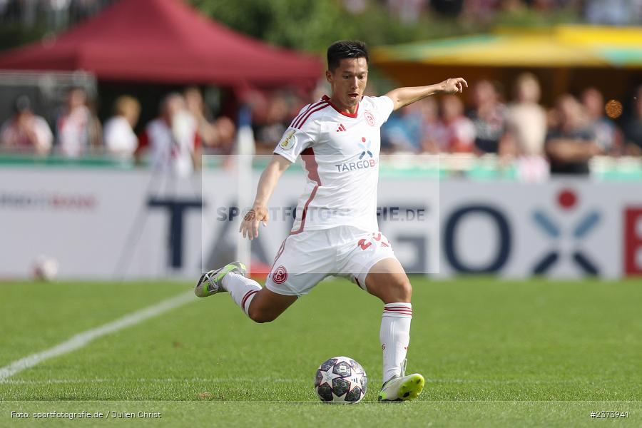 Shinta Appelkamp, Vöhlinstadion, Illertissen, 13.08.2023, sport, action, DFB, Fussball, Saison 2023/2024, 1. Runde, DFB Pokal, F95, FVI, Fortuna Düsseldorf, FV Illertissen - Bild-ID: 2373941