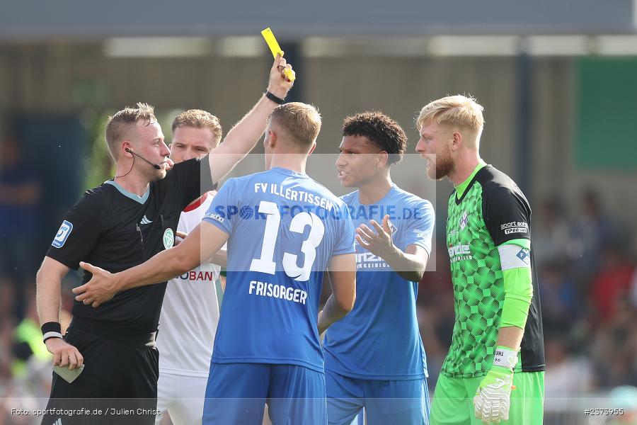 Felix Thiel, Vöhlinstadion, Illertissen, 13.08.2023, sport, action, DFB, Fussball, Saison 2023/2024, 1. Runde, DFB Pokal, F95, FVI, Fortuna Düsseldorf, FV Illertissen - Bild-ID: 2373955