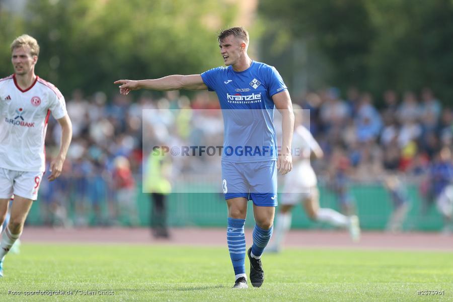 Kevin Frisorger, Vöhlinstadion, Illertissen, 13.08.2023, sport, action, DFB, Fussball, Saison 2023/2024, 1. Runde, DFB Pokal, F95, FVI, Fortuna Düsseldorf, FV Illertissen - Bild-ID: 2373961
